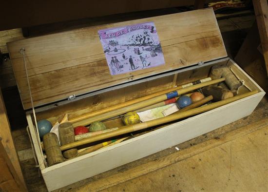 Croquet set